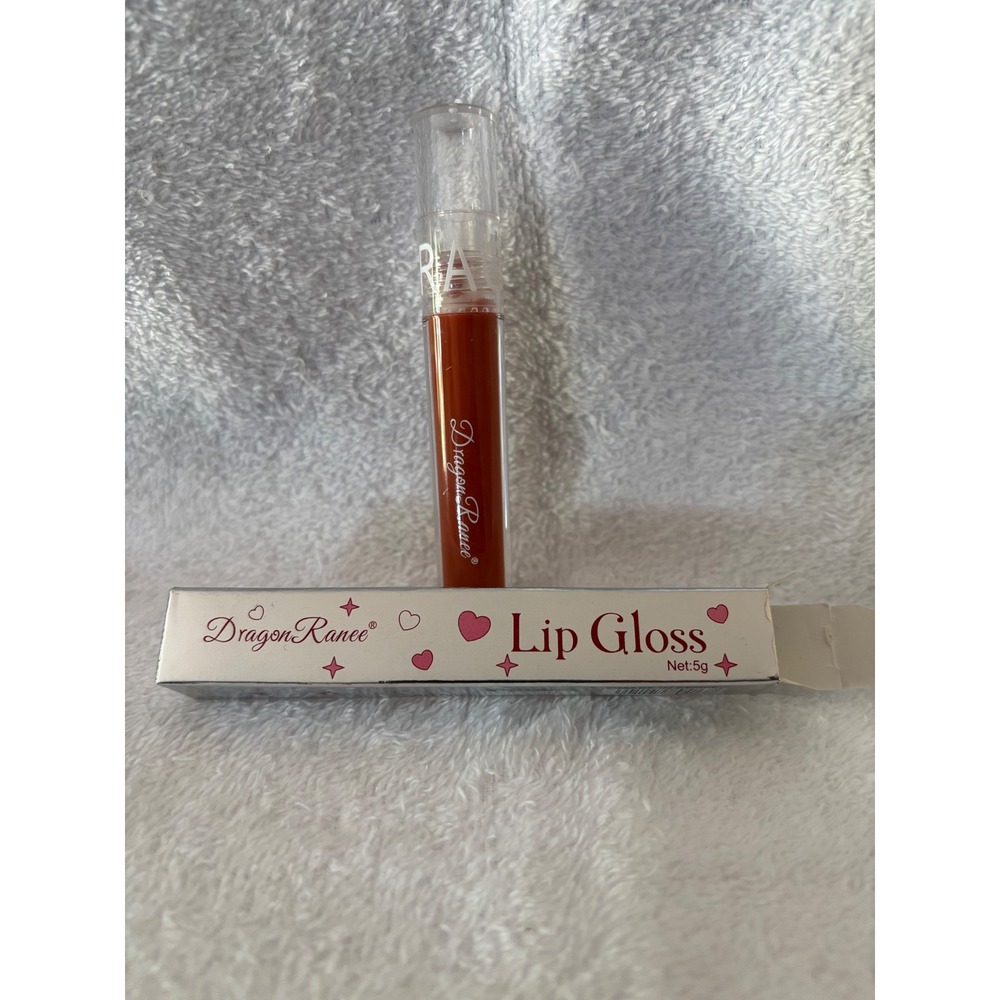 Dragon Ranee Attractive Colorful Lip Gloss Rose Brown Orange 5g New Unused